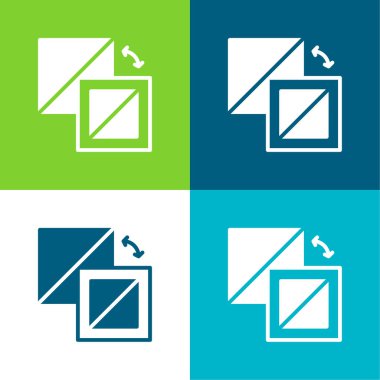 Arkaplan Düz Renk en az simge kümesi