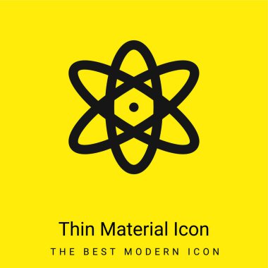 Atom minimal parlak madde simgesi