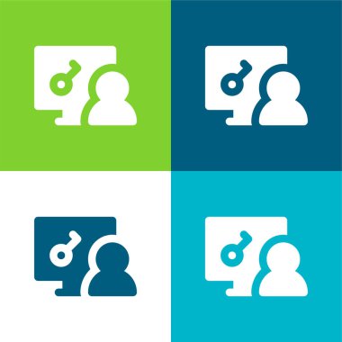 Düz Düz Düz Renk simgesi setine erişim