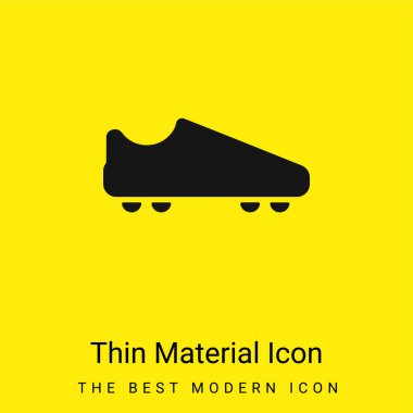 Amerikan Futbolu Siyah Ayakkabı En az sarı malzeme simgesi
