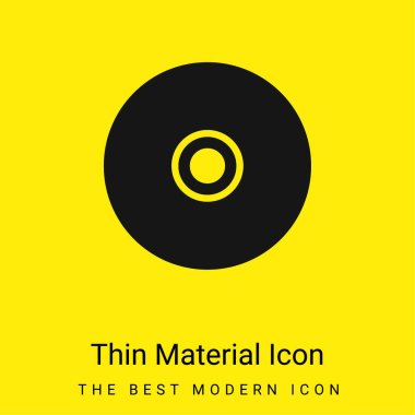 Siyah Kompakt Disk Asgari Parlak Sarı malzeme simgesi