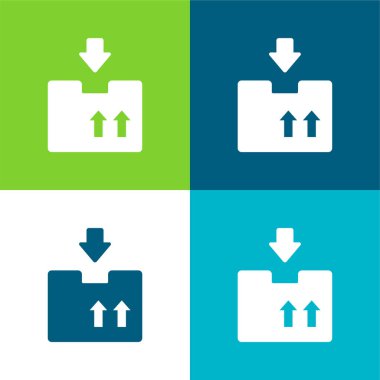 Kutu Düzlüğü 4 renk en küçük simge kümesi