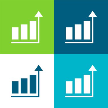 Çubuk Tablosu Düz Renk en az simge kümesi