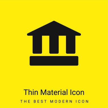 Antik Okul en az parlak sarı madde simgesi