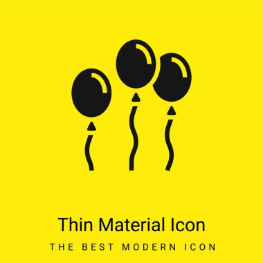 Balon en az parlak sarı madde simgesi