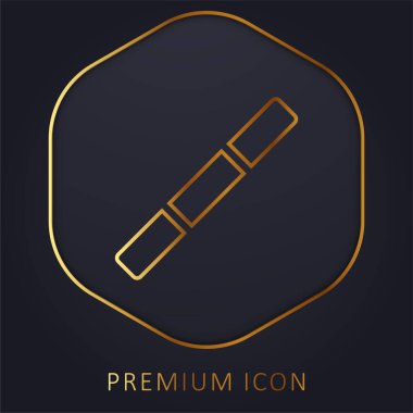 Bo golden line premium logo or icon clipart