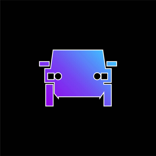 Значок вектора синего градиента