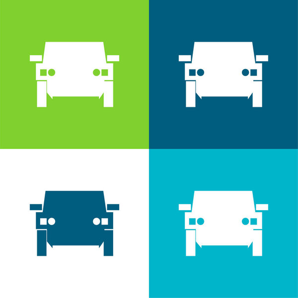 Четырехцветный минимальный набор значков Terrain VR