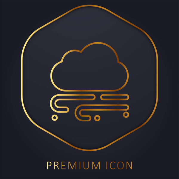 Логотип или иконка золотой линии Blizzard