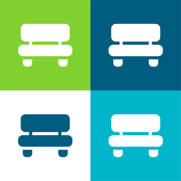 Четырехцветный минимальный набор иконок