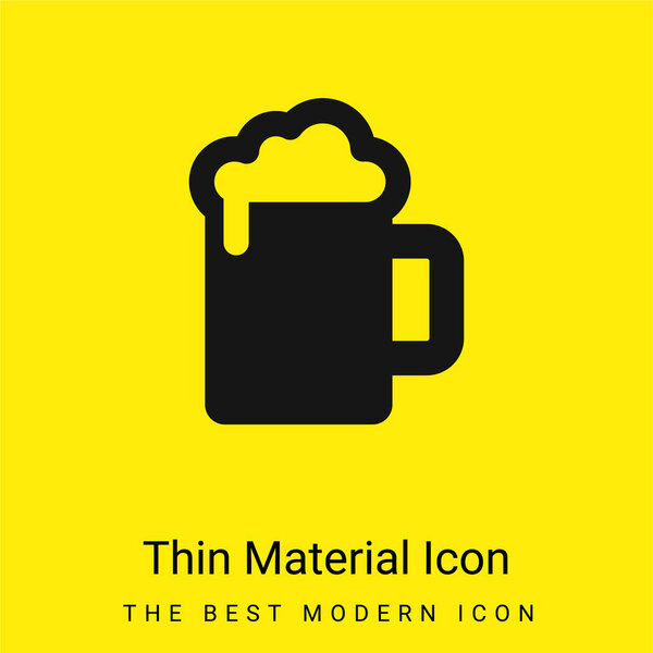 Минимальная ярко-желтая иконка