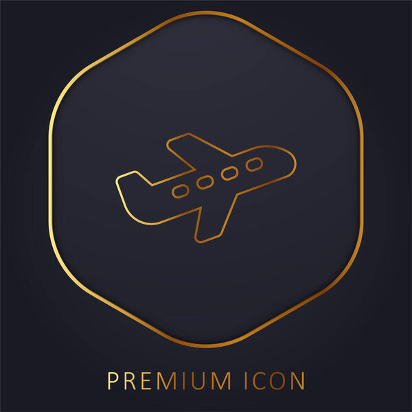 Логотип или иконка золотой линии