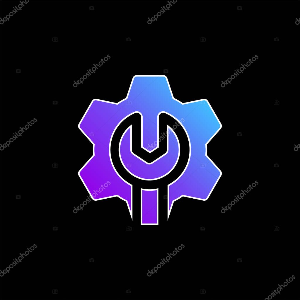 Admin blue gradient vector icon