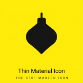 Cetka minimální jasně žlutý materiál ikona