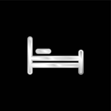 Yatak gümüş kaplamalı metalik simge