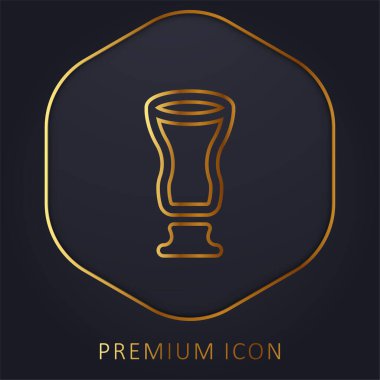 Big Beer Jar altın çizgili logo ya da simge