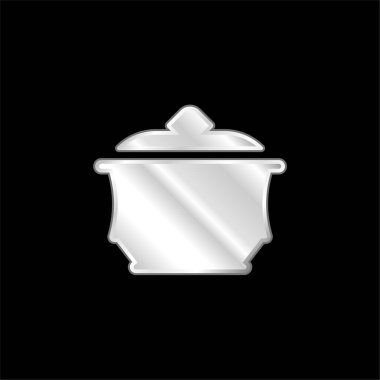 Amforo gümüş kaplama metalik simge