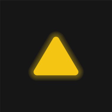 Beyazlatıcı sarı parlak neon simgesi