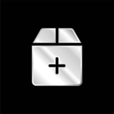 Gümüş kaplama metalik simge ekle