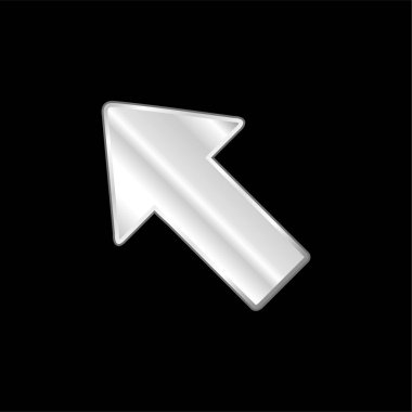 Sol üstteki gümüş kaplama metalik simgeyi gösteren ok