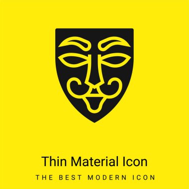 Anonim, asgari, parlak sarı madde simgesi