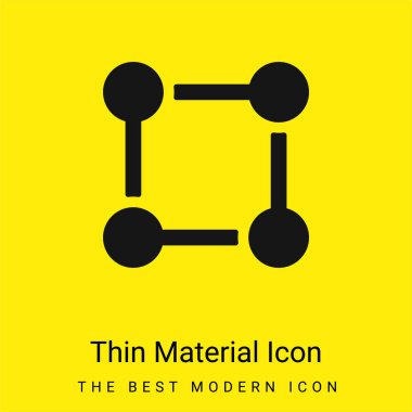 Atom minimal parlak madde simgesi