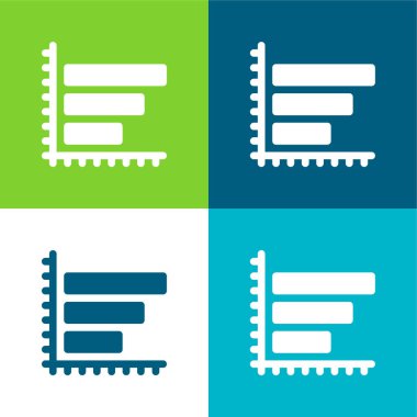 Çubuk Tablosu Düz Renk en az simge kümesi