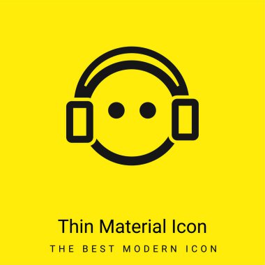 Kulaklıklı çocuk en az sarı renkli simge