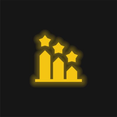 Çubuk Sarı Parlak Neon simgesi