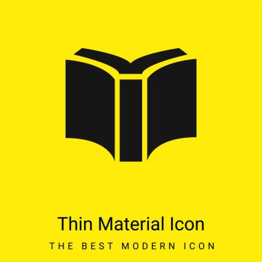 Siyah Kapak Kitabı Geri Görünüm En az parlak sarı malzeme simgesi
