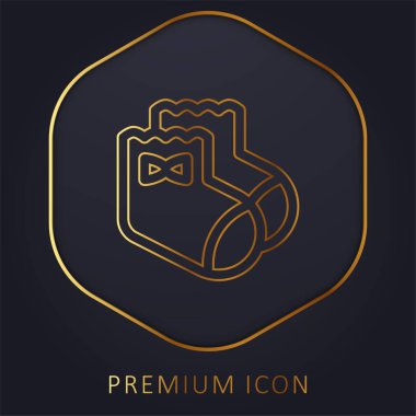 Bebek Çorabı Altın Hat prim logosu veya simgesi
