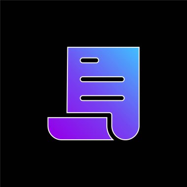 Mavi gradyan vektör simgesini arşivle