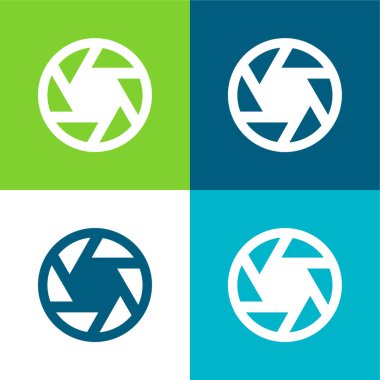 Açık Düz Düz Renk en düşük simge kümesi