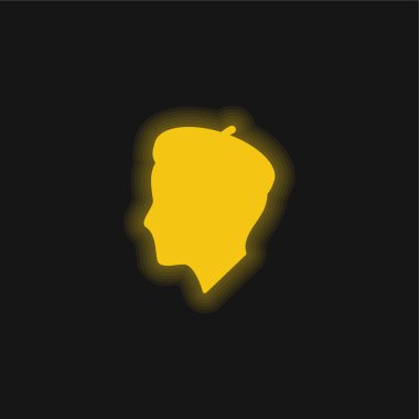 Sanatçı Profili Sarı Parlayan neon simgesi