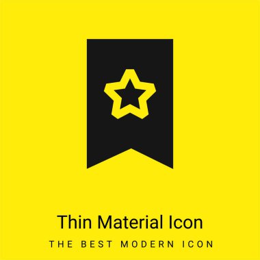 Yer imi en az parlak sarı madde simgesi