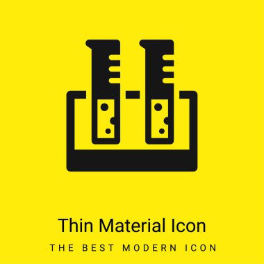 Beaker Cam Parlak sarı madde simgesi