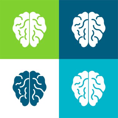 Beyin Düzlüğü 4 renk en küçük simge kümesi