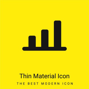 Çubuk Çizelgesi en az sarı malzeme simgesi