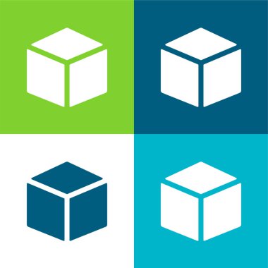 Kutu Düzlüğü 4 renk en küçük simge kümesi