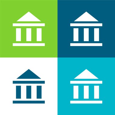 Düz Düz Düz Renk simgesi kümesi