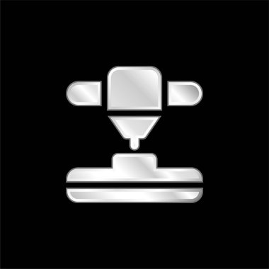 3d yazıcı gümüş kaplama metalik simge