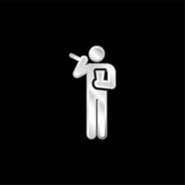 Doğumgünü gümüş kaplama metalik simge