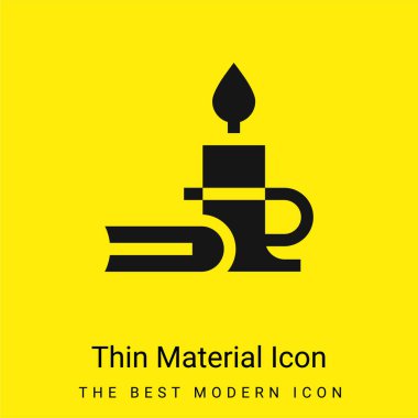 Book minimal bright yellow material icon clipart