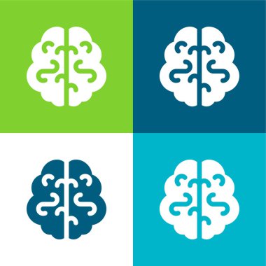 Beyin Düzlüğü 4 renk en küçük simge kümesi