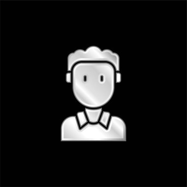 Gümüş kaplama metalik simge