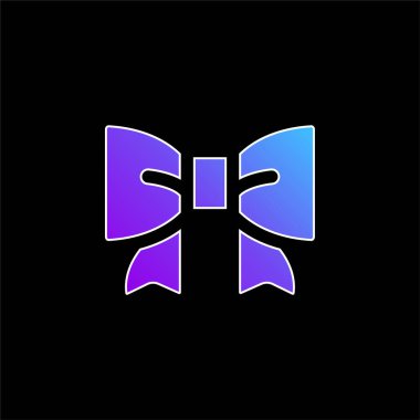 Baş mavisi eğimli vektör simgesi