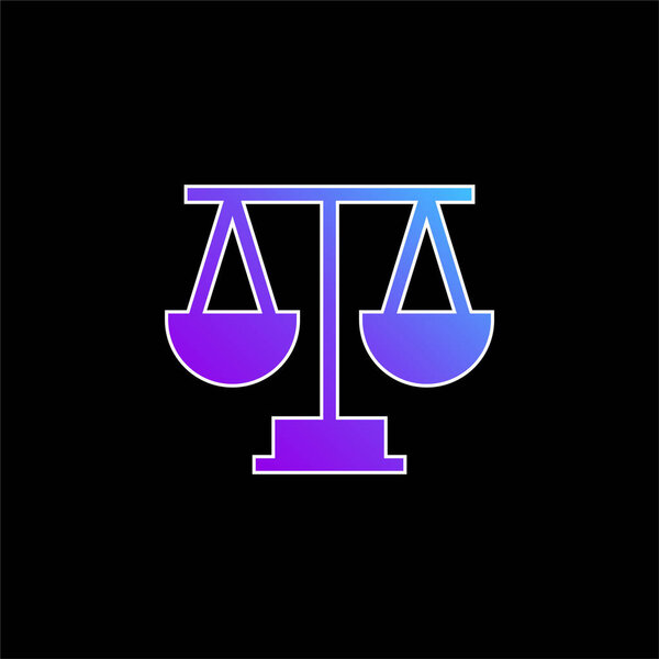 Значок синего градиента