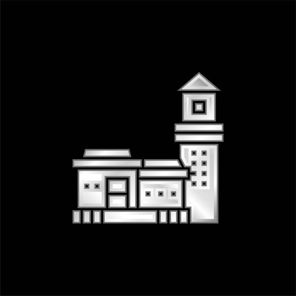 Bo Kaap silver plated metallic icon