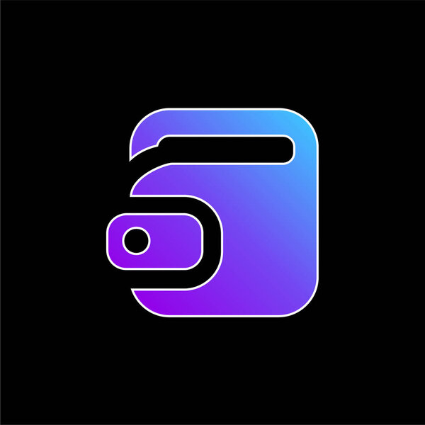 Big Torch blue gradient vector icon