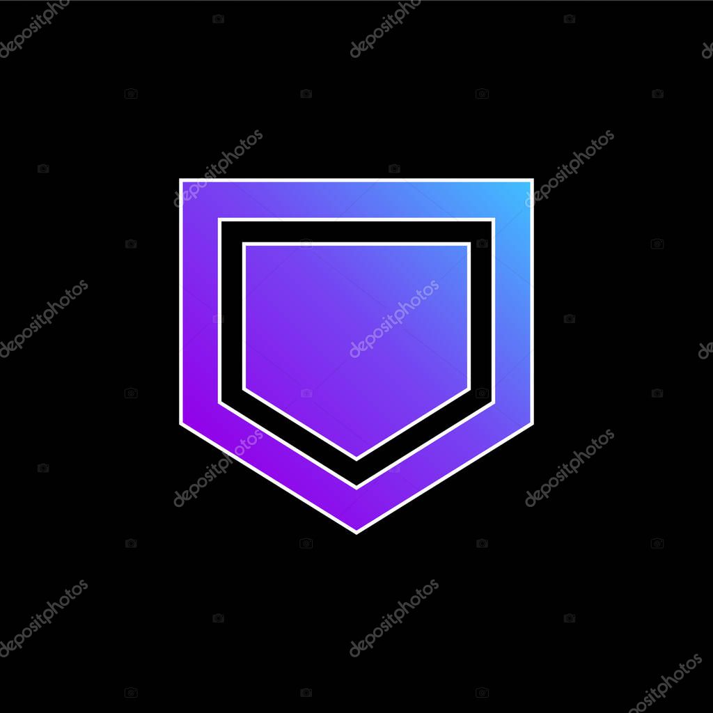 Base blue gradient vector icon